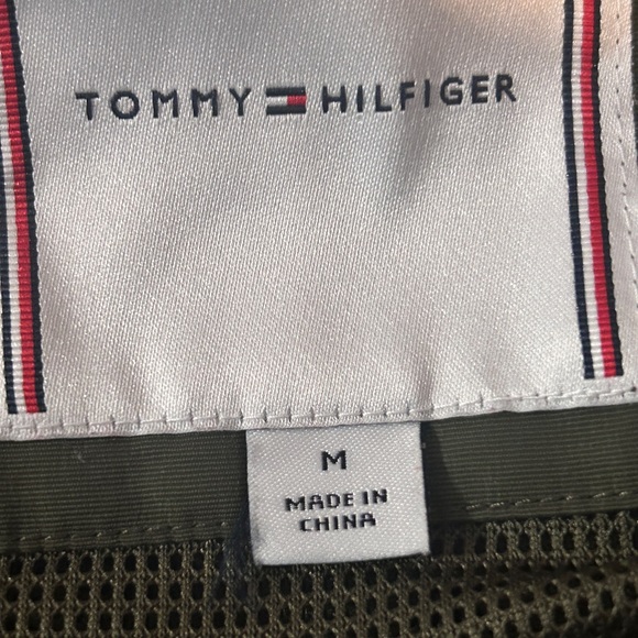 Tommy Hilfiger Olive Hooded Raincoat - Picture 10 of 13